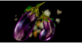Drawing of Eggplant by Eclat de Lune