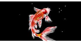 Drawing of Goldfish by Eclat de Lune
