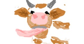 Drawing of Cow by Firsttry