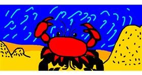 Drawing of Crab by Drawly
