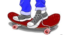 Skejtbord - autor: flowerpot