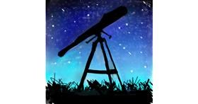 Drawing of Telescope by Anwesha