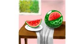 Drawing of Watermelon by Andromeda