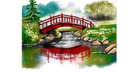 Brücke-Zeichnung von Ryōmen