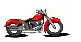 Drawing of Motorbike by Strider