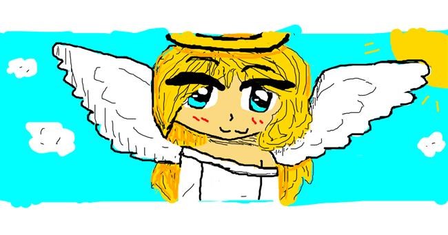 Drawing of Angel by ila