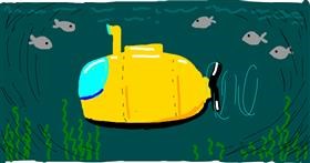 Drawing of Submarine by Nina