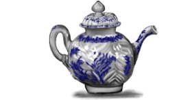 Drawing of Teapot by Jan