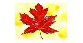 Drawing of Leaf by DebbyLee