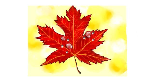 Drawing of Leaf by DebbyLee