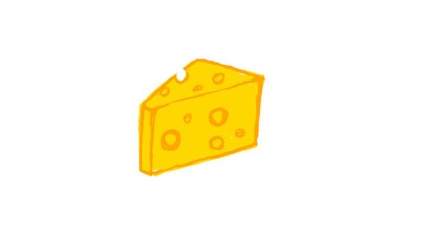 Käse-Zeichnung von Ufo