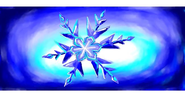 Drawing of Snowflake by Dr Malito