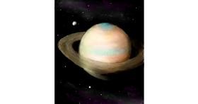 Drawing of Saturn by 🌌Mom💕E🌌