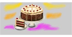 Drawing of Cake by Ani