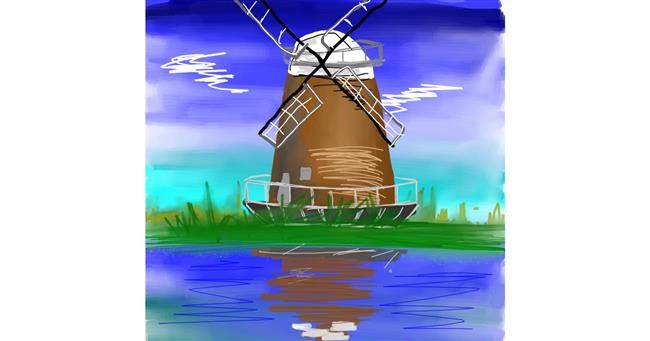 Drawing of Windmill by Bro