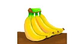 Drawing of Banana by AlwaysN