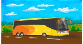 Drawing of Bus by shiNIN