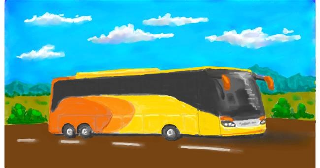 Drawing of Bus by shiNIN