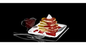 Drawing of Pancakes by Çhåching
