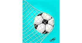 Drawing of Soccer goal by 💫 KatieKat 💫