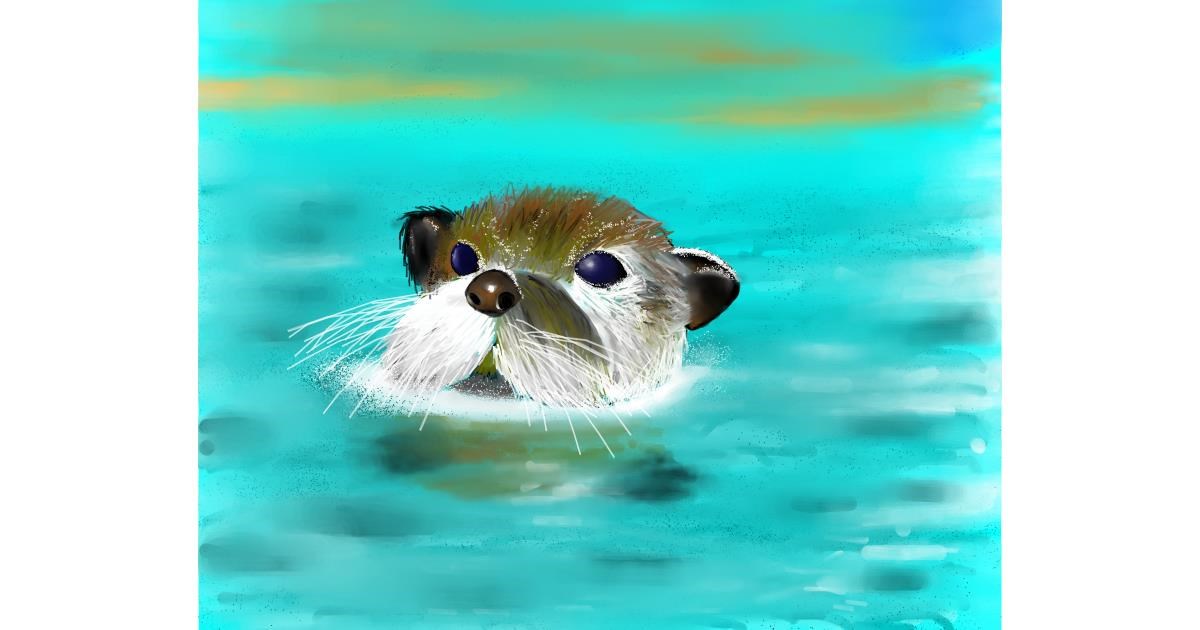 Drawing of Otter by Tokyo