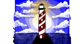 Drawing of Lighthouse by Cherri