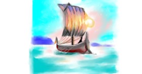 Drawing of Boat by Herbert