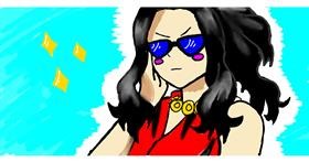 Drawing of Sunglasses by ❤~SHINOBU~❤
