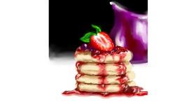 Drawing of Pancakes by ⋆su⋆vinci彡
