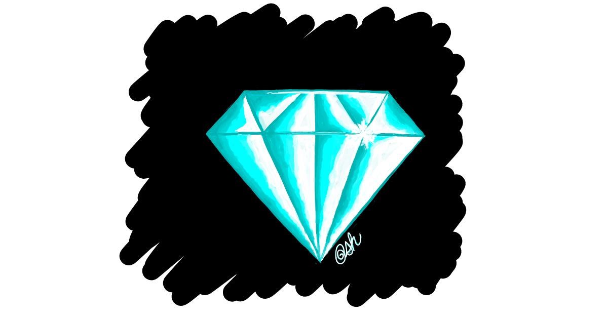 Drawing of Diamond by Ashley