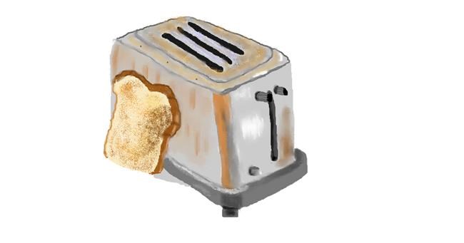 Drawing of Toaster by Magic Mushroom