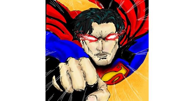 Drawing of Superman by 👽mint