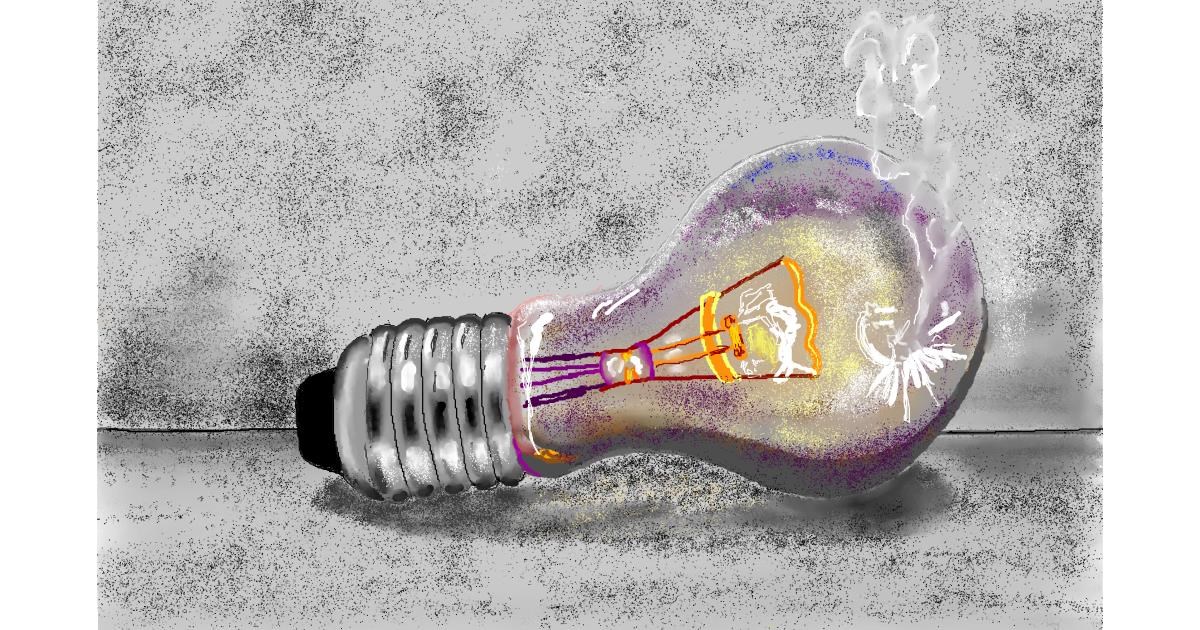 Drawing of Light bulb by GJP