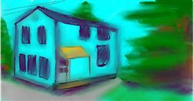 Drawing of House by 🧿🕳🧿~kys~🗡🔫