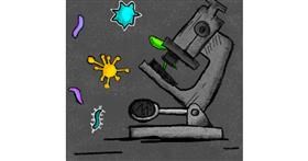 Drawing of Microscope by Cactus 