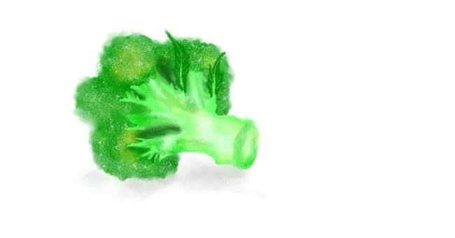 Brokkoli-Zeichnung von Oli