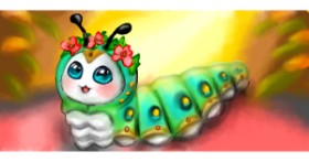Drawing of Caterpillar by Yukhei