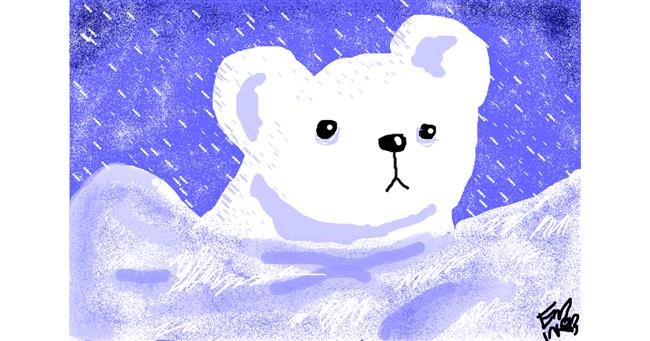 Drawing of Polar Bear by *bREATHING*