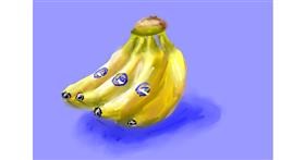 Drawing of Banana by Mia