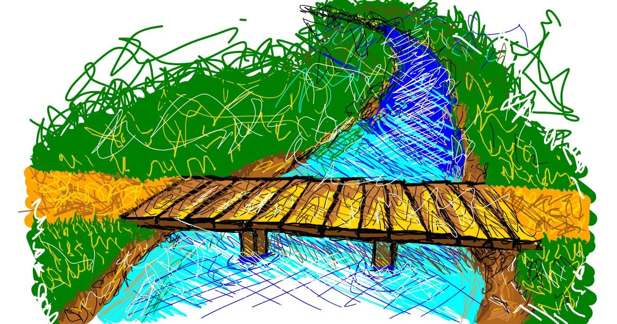 Drawing of Bridge by Jeezits