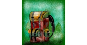 Drawing of Backpack by Eclat de Lune