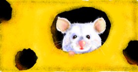 Drawing of Cheese by Paranoia