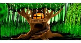 Drawing of Treehouse by Sumafela