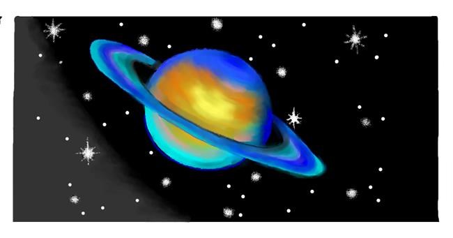 Saturn-Zeichnung von DebbyLee
