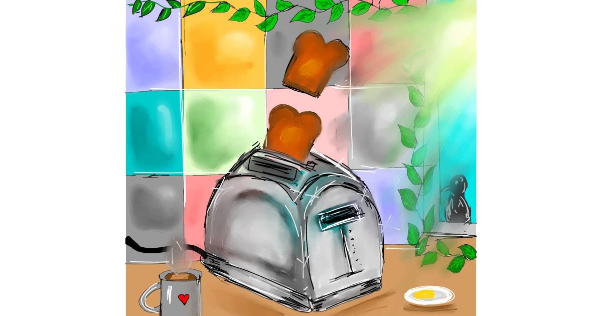 Drawing of Toaster by Zeemal