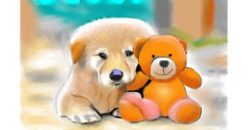 Drawing of Teddy bear by Edgar
