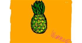 Ananas-Zeichnung von Warren