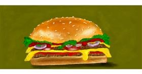 Drawing of Burger by justme❤️