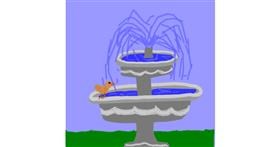 Drawing of Fountain by MaRi