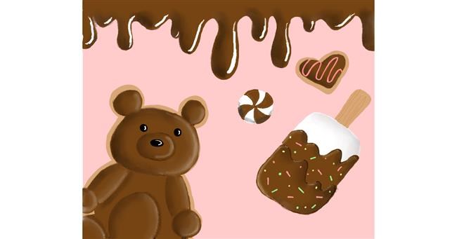 Drawing of Chocolate by Sofie